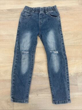 Little Bipsy 5T-6T Classic Blue Washed Jeans